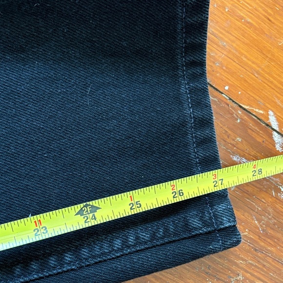 Vintage LL Bean Black Denim Jeans Original Fit Relaxed Size 10 Petite - Picture 5 of 6